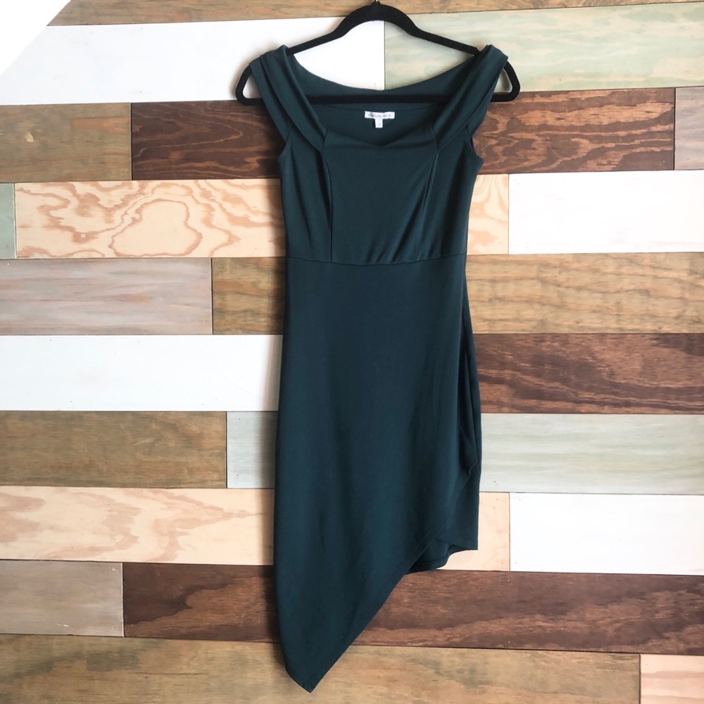 Dark green dress